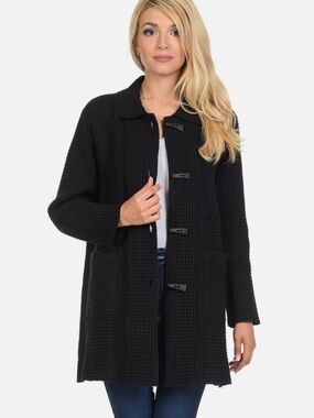 Focus Casual Life Cotton Big Waffle Knit All Seasons Jacket